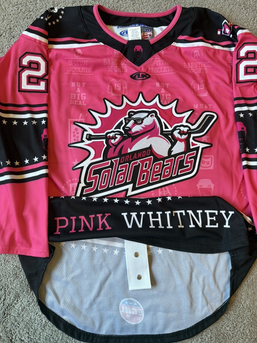 Orlando Solar Bears Lockwood Pink Whitney Barstool Spittin