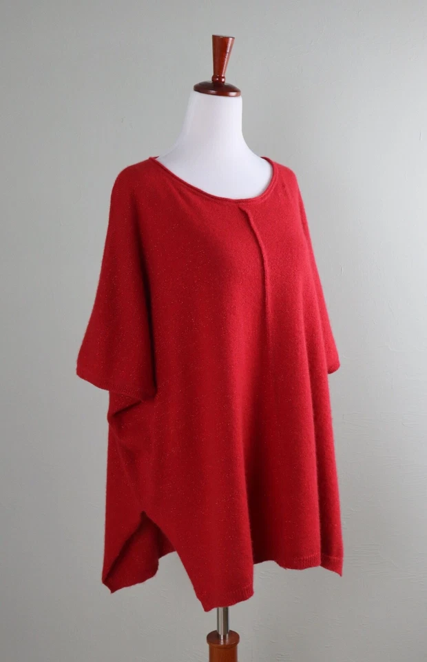 Suéter CALYPSO ST BARTH Tejido Suave Brillante Mezcla Cachemira Cuadrado Talla 1 Foto 2 de 4