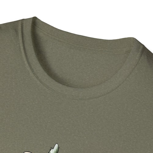 Chill Vibes Bunny T-Shirt, Unisex Softstyle Tee, Cannabis Art Shirt, Stoner - Picture 23 of 24