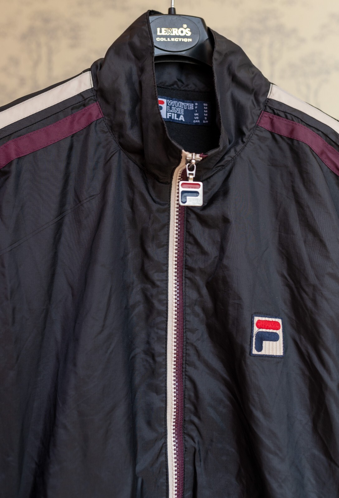 Giacca da tennis frangivento Fila BNP Paribas Open Indian Wells cerniera intera taglia M