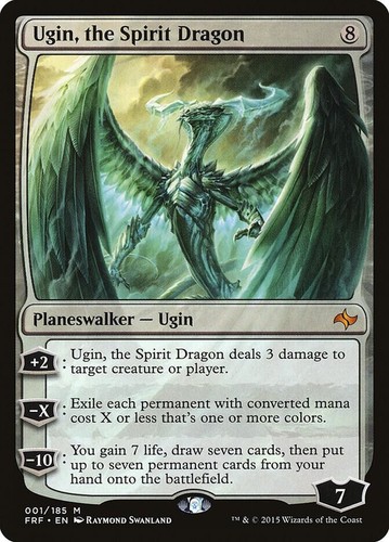 MTG Ugin, the Spirit Dragon - Fate Reforged (Lightly Played)