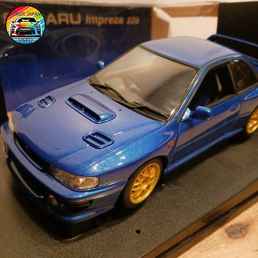 AUTOart 1/18 Subaru Impreza Minicar 22B Blue | eBay