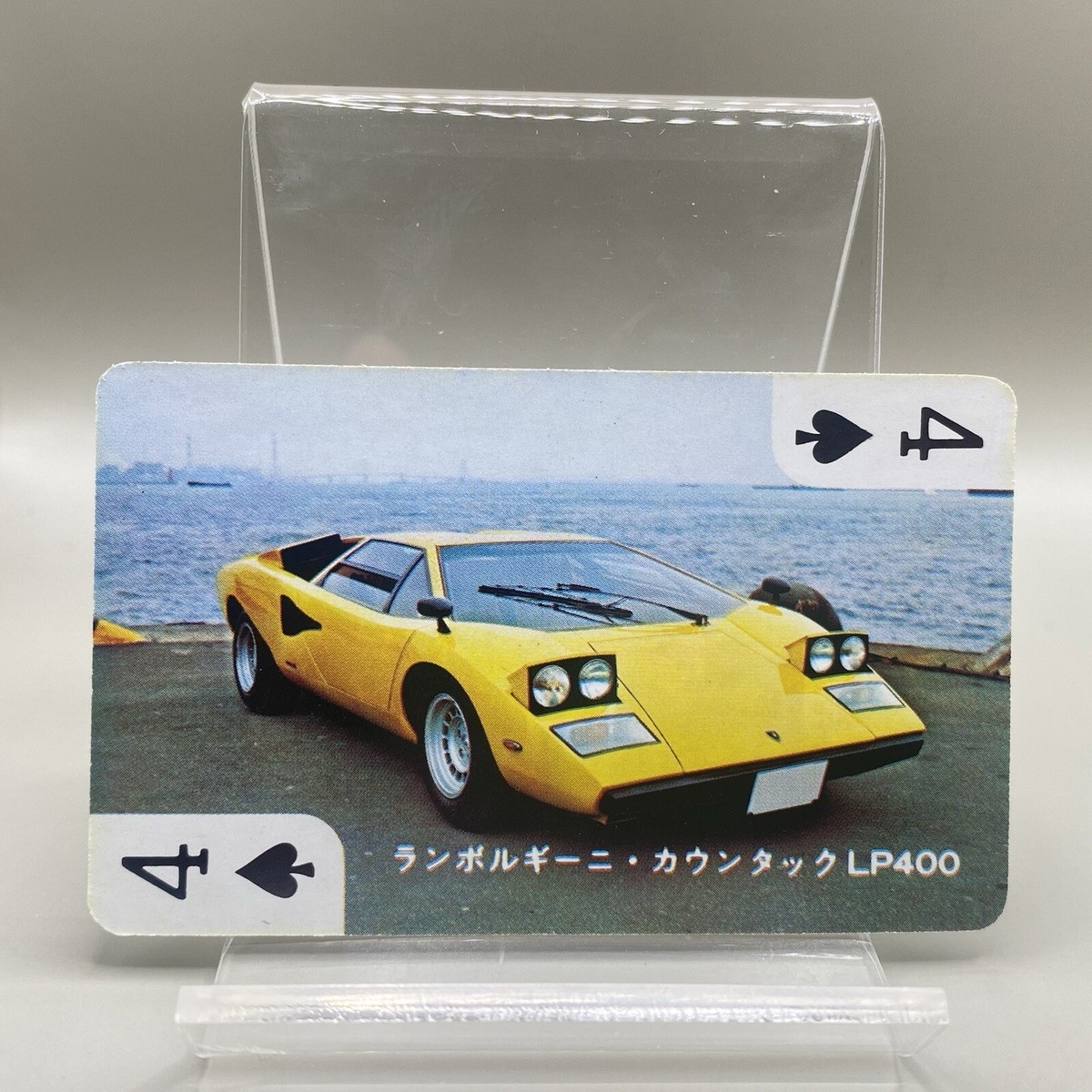 Lamborghini Countach LP400 Playing Card Supercar Japan Rare Trump 