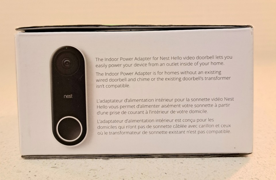 Indoor Power Adapter(only) For Nest Hello Video Doorbell 97