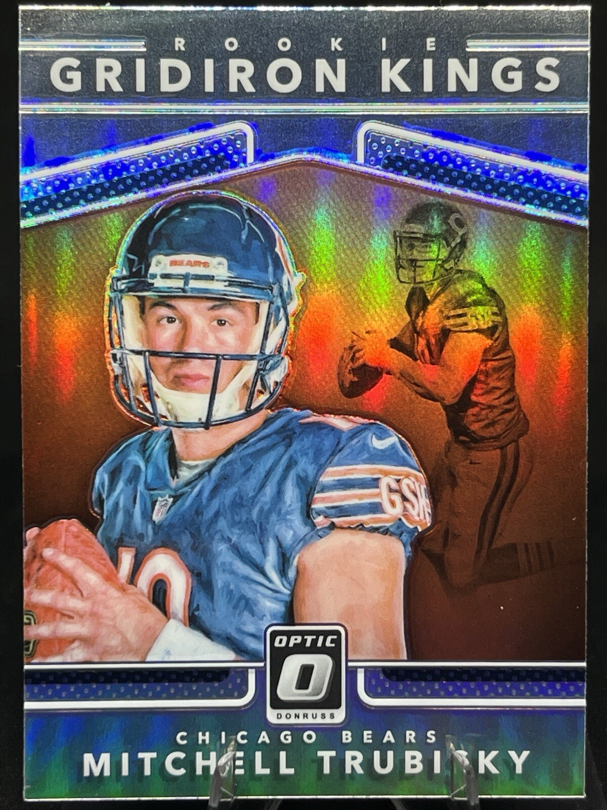 MITCHELL TRUBISKY 2017 Donruss Optic Rookie Gridiron Kings SILVER PRIZM #6 Bears