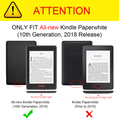 For Amazon Kindle Paperwhite 10th Generation 2018 Case Slimshell