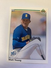 1990 Upper Deck High # Series (Update) Matt Young Seattle Mariners 