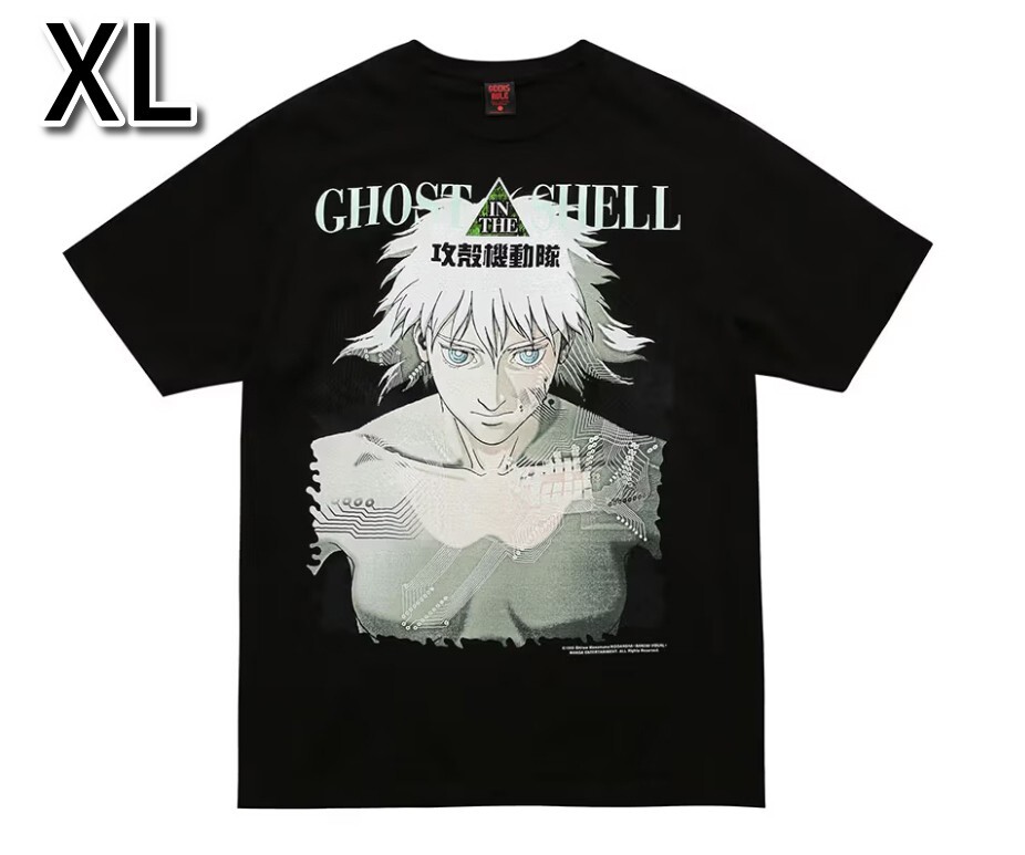 GHOST IN THE SHELL x GEEKS RULE “MOTOKO” Black T SHIRT Size XL | eBay