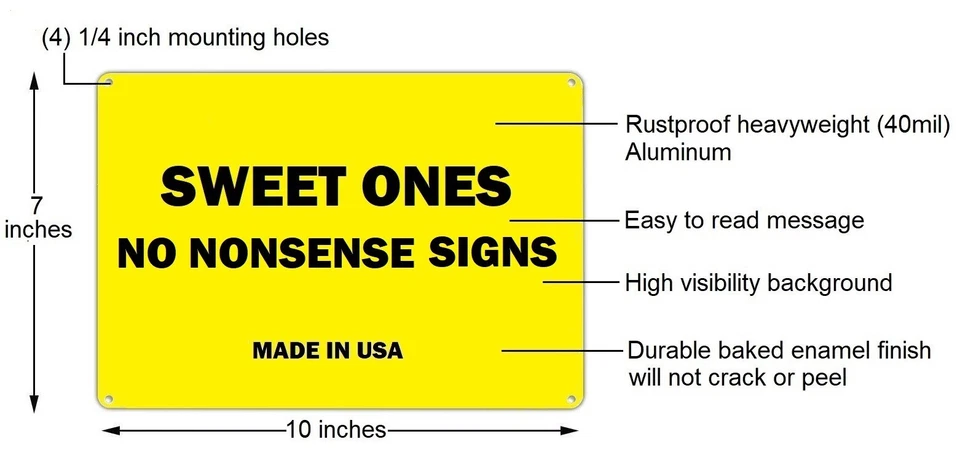 2 ''NO HUNTING''  & 1 "NO TRESPASSING" Yellow Warning Signs , 3 Sign Set - Image 3 of 4