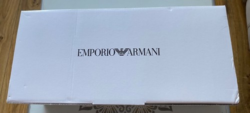 Emporio Armani EA Logo White Sliders Sandals Slides Slippers Size UK 11 BNWT - Picture 4 of 5
