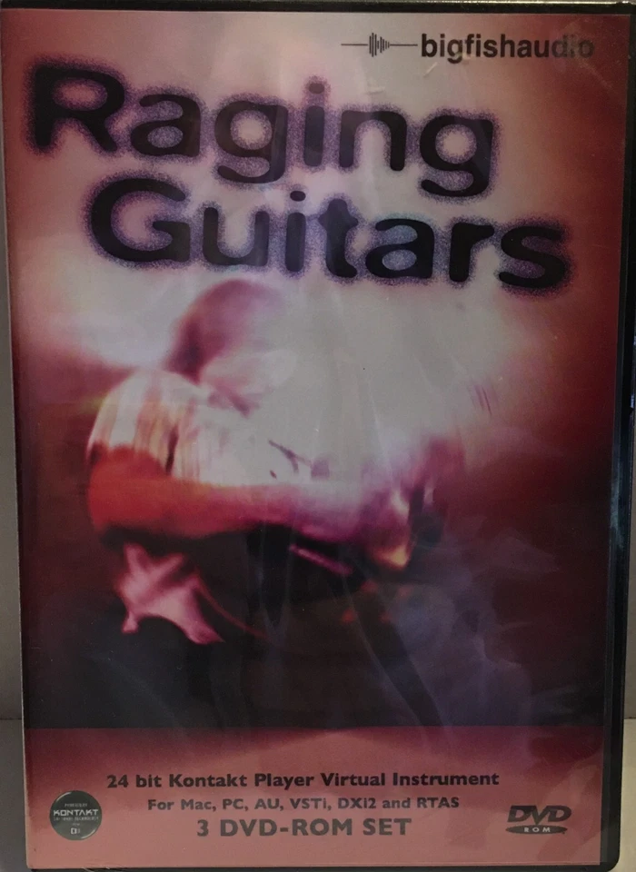Raging Guitars - Big Fish Audio, Virtual Instrument, 3 DVD'S, Retail Case Sealed - Image 3 of 4