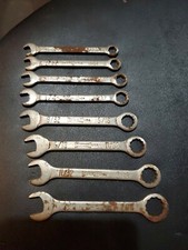 Vintage Oxwall #3958 8 Piece Home And Auto Ignition Wrench Set MADE IN USA