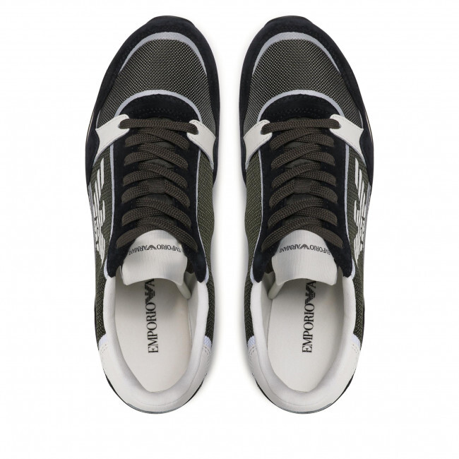 Shoes Sneaker EMPORIO ARMANI Man Sz. US 10 X4X537XM678 Q446 BLU | eBay