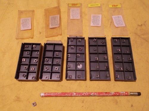 47 ISCAR XOMT 060204 INDEXABLE CARBIDE INSERTS mill tool MILLING CUTTER BITS - Picture 1 of 5