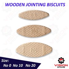 WOODEN JOINTING BISCUITS DOWELS  No 0, No 10, No 20 GROOVE DEPTH