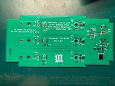 One Bare PCB for Tektronix 222/222PS/224 Battery pack