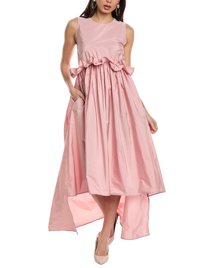 Красное женское платье Valentino розового цвета 40