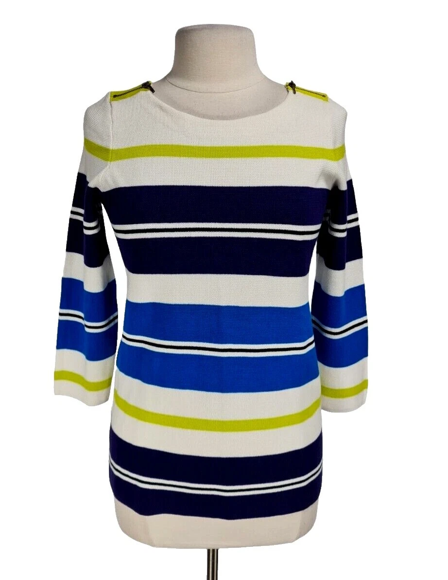 3/4 Sleeve Striped Sweaters for Women