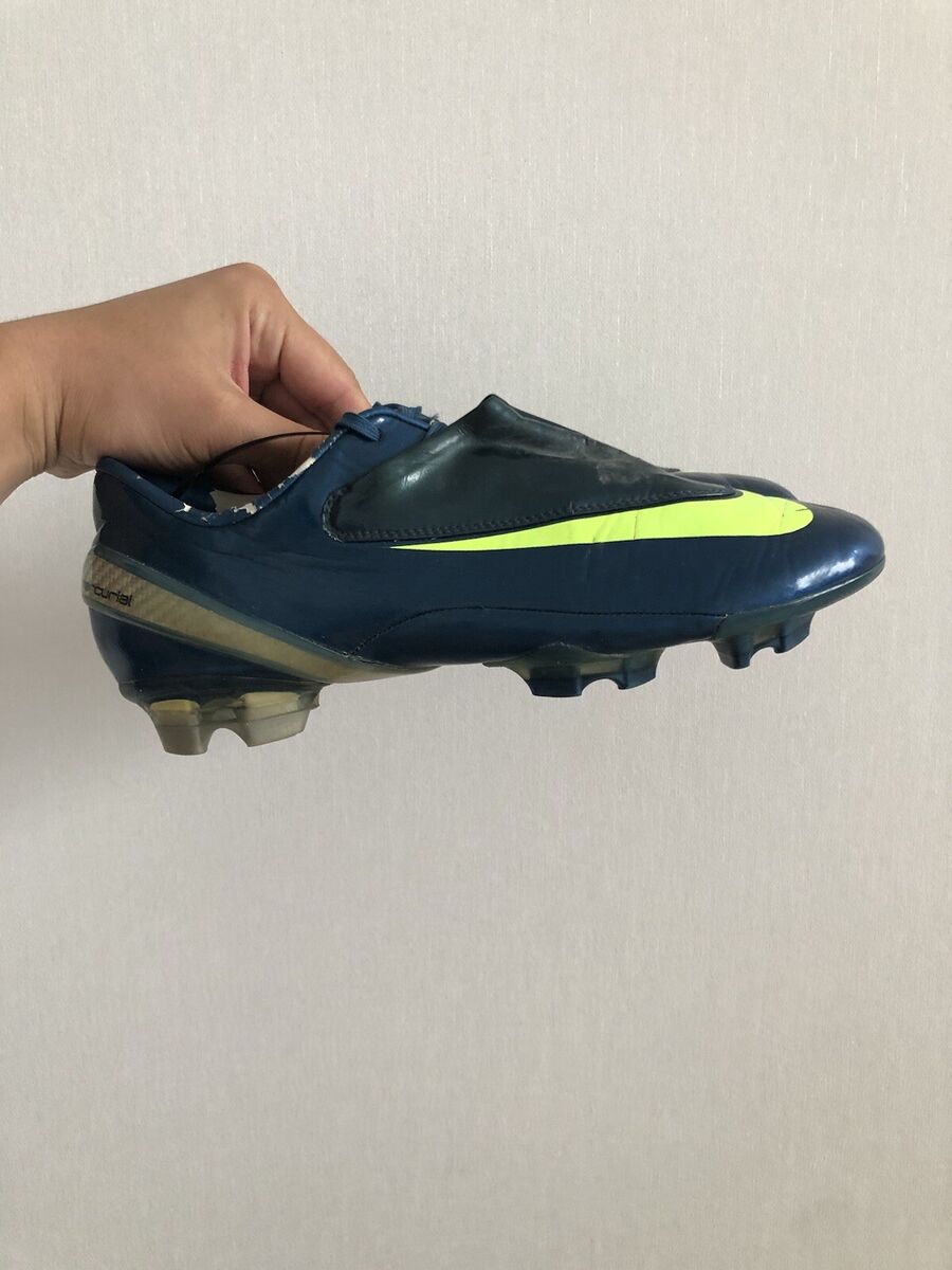 Nike Mercurial Vapor 4 FG Blue Football Soccer Cleats Rare Nike Mercurial Vapor 4 FG Blue Football Soccer Cleats Rare