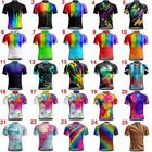 Fahrradtrikot Fahrradshirt Mehrfarbig Herren Kurzarm Rennrad Trikot Radtrikot