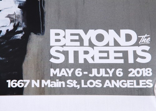 BANKSY X BASQUIAT Beyond the Streets 18x24in Art Print OFFSET LITHO POSTER - Picture 2 of 3