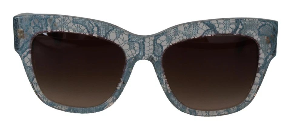 Gafas de sol DOLCE & GABBANA DG4231 azul encaje acetato cristal mariposa PVP 500 USD Foto 2 de 4