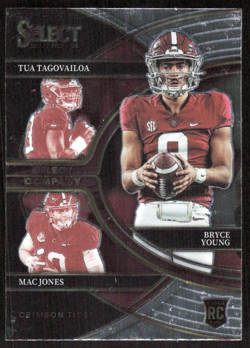 2023 9223E Panini Select Draft Picks Company Bryce Young / Tua Tagovailoa / Mac