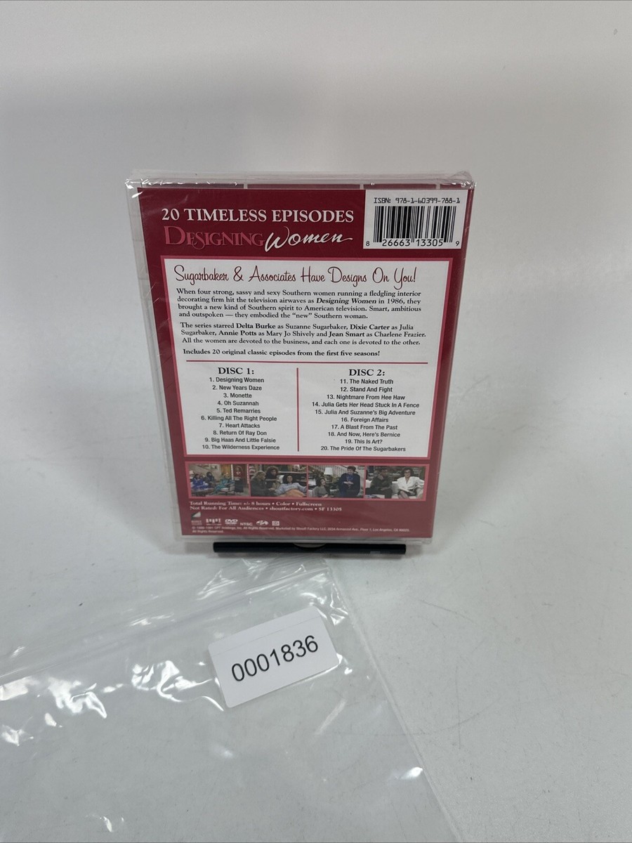 Designing Women 20 Timeless Episodes 2 DVD Set 2012 Shout