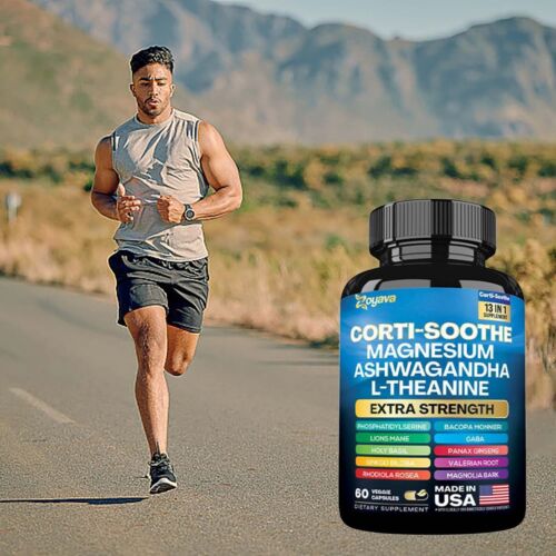 Corti-Soothe Cortisol Supplement Magnesium Glycinate 200MgL-Theanine 150Mg - Picture 9 of 17