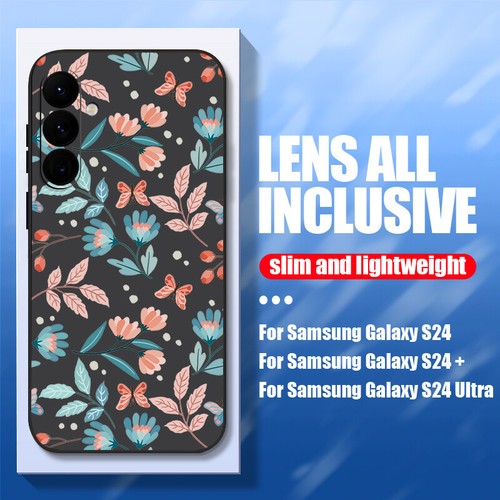 Silicone Flower Case For Samsung Galaxy A15 A25 A35 A16 A54 A14 S24 FE S25 Cover - Picture 14 of 22