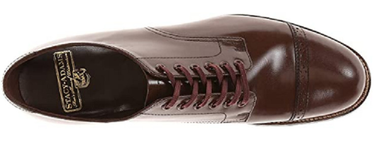 Stacy Adams Shoes Madison Cap Toe Oxford Brown Size 14 — photo 2