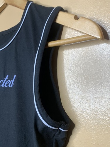 Damen Medium 2-teiliges Set Shorts Tank Top Schaufel Hals ärmellos schwarz elastische Taille - Bild 9 von 24