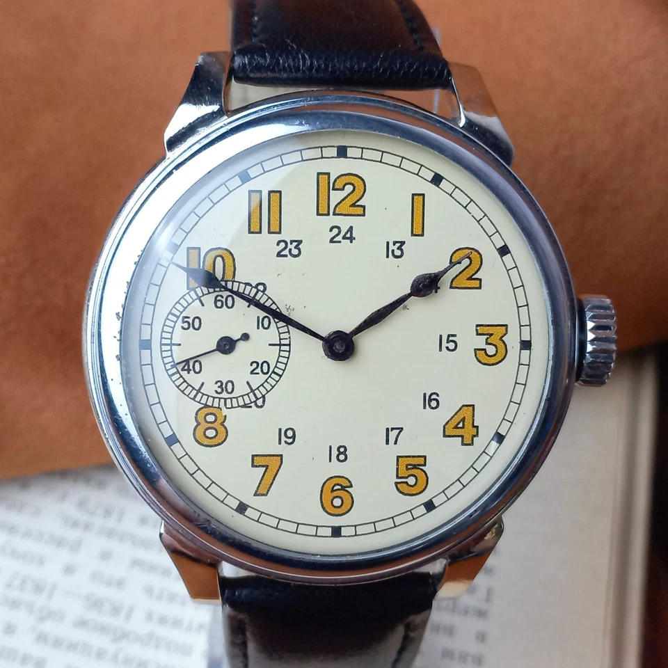 Vintage Men's Wrist Watch ZIM Soviet Mechanical Watch USSR Serviced - Image 2 of 4