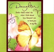 Happy Birthday Daughter Butterfly So Blessed To Have You Dayspring Greeting Card
