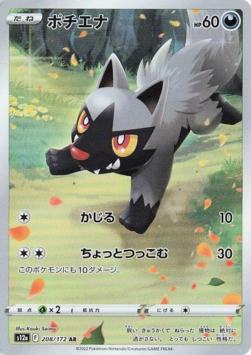 PSA 9 Poochyena 208/172 AR VSTAR Universe s12a Japanese Pokemon