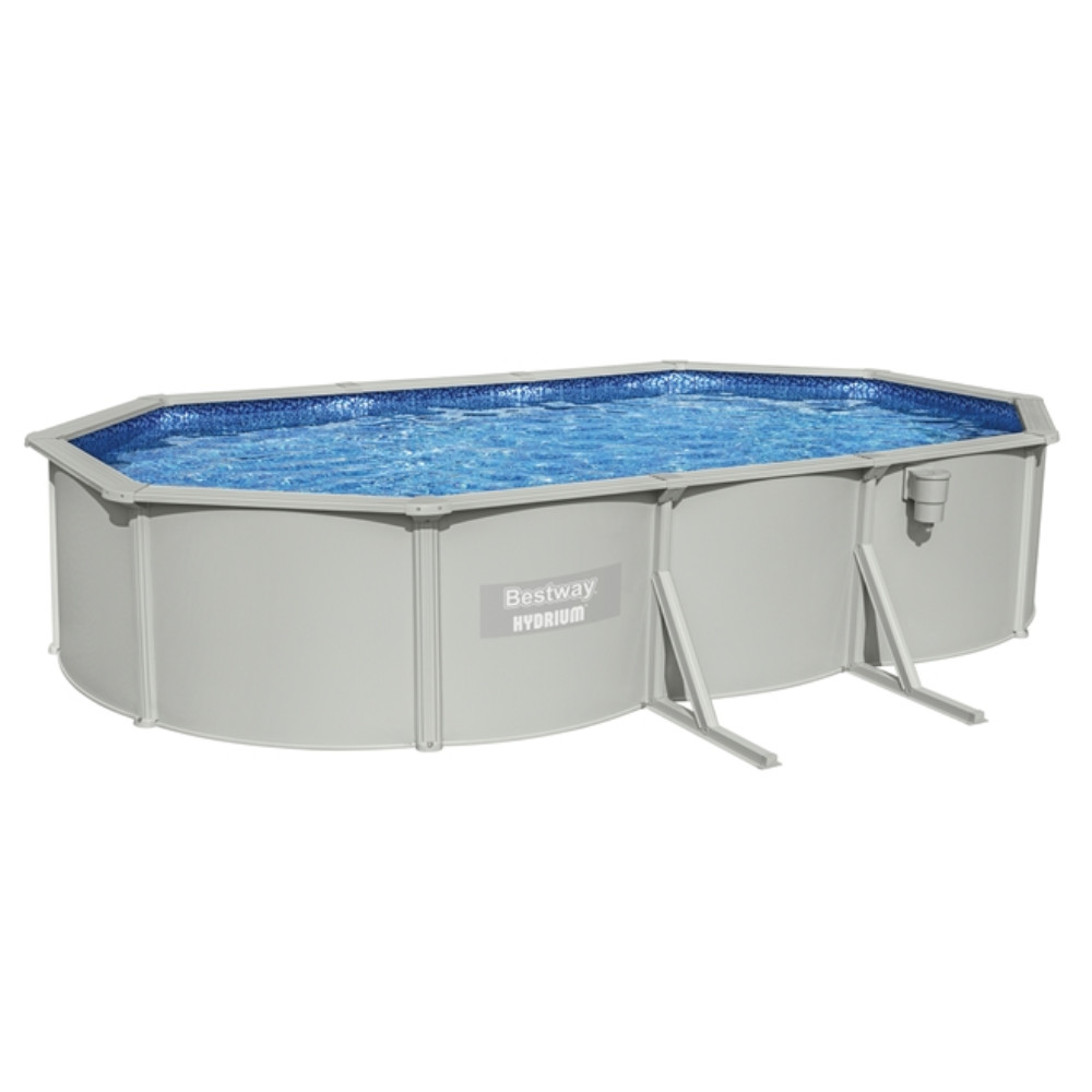 Piscina in acciaio fuori terra ovale Hydrium 610x360x120 cm Bestway 56369 EU