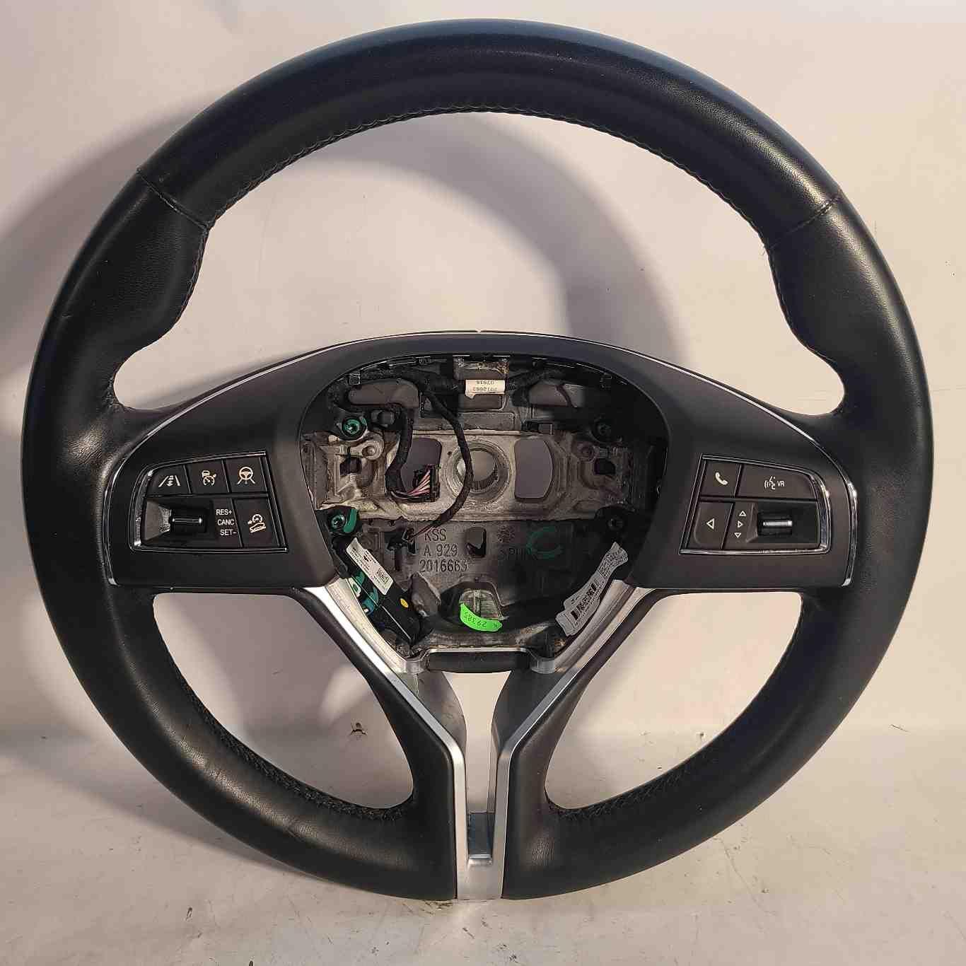 19 MASERATI LEVANTE Black Leather Steering Wheel Audio and Cruise Controls 