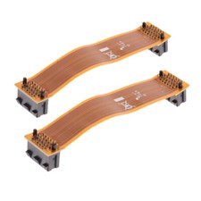 2x 10cm Flexible SLI Crossfire Bridge PCI-E Slot Video Card Cable Connector