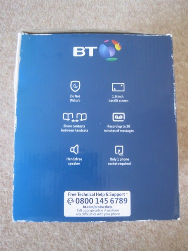 BT3540 trio digital cordless phone with answer machine - brand new opened box - Zdjęcie 5 z 6