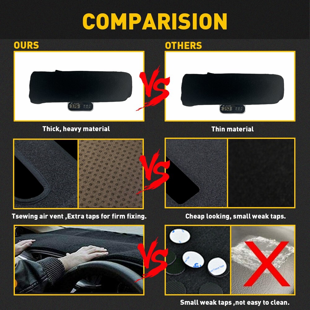 Leather Car Dashboard Dash Cover Pretector Mat For Hyundai Sonata 2011-2014 NEW