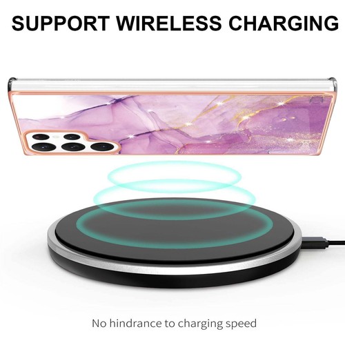 For Samsung Galaxy S21 S20 Ultra With Strap Marble Pattern Shockproof Phone Case - Picture 12 of 87