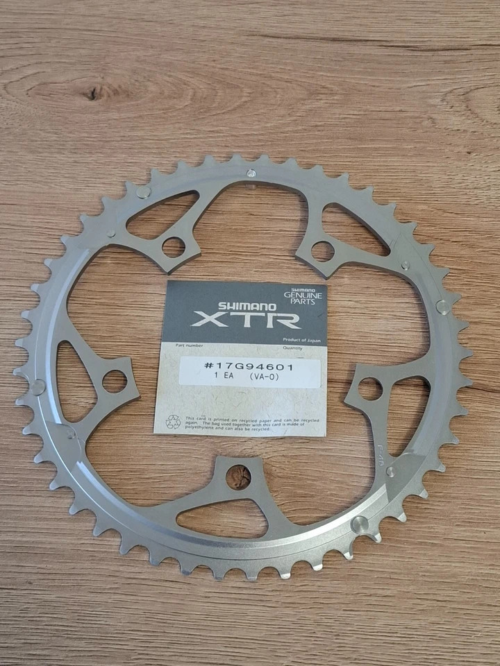 Retro  Parts NIB NOS Shimano XTR Chainring 46T Round Gear SG-X for FC-M900 &more - Image 2 of 4