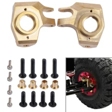 1 Pair Brass Front Steering Knuckle for Axial SCX10II 90046 1:10 RC Crawler US