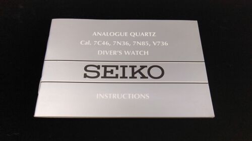 Orologio SEIKO Quarzo Originale Istruzioni Manuale Libretti Digital Diver Automatico - Foto 23 di 24