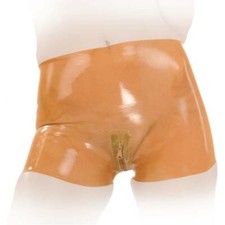 Anita Berg - Hüfthoher hautenger Latex Taillen-Slip mit Zip in diversen Farben