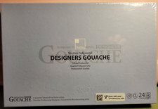 Shinhan Professional Designers Gouache Primary Color Paint 24 Colors - Set B