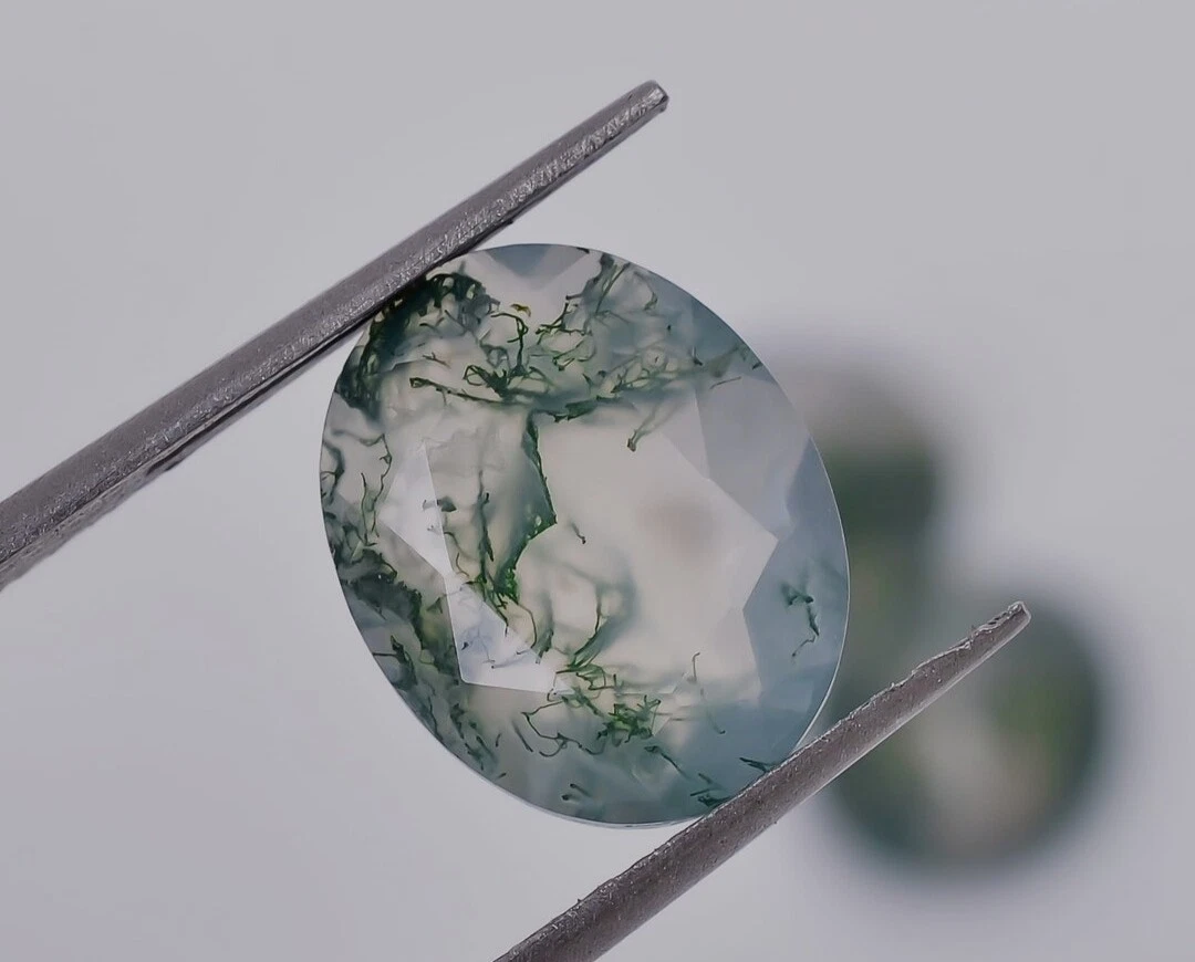 Moss Agate oval Shape Cut Loose Gemstones AAA Quality natural moss