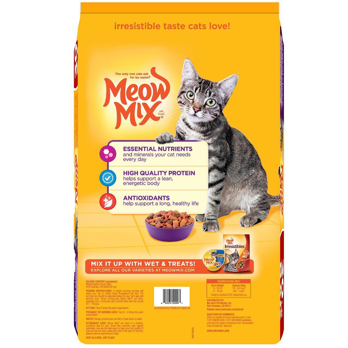 meow mix feeding chart