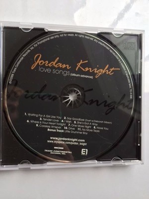 Jordan Knight Love Songs brand new not sealed album advance cd