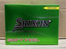 Srixon Soft Feel Tour Yellow 12 Golf Balls New